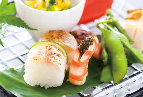 豊かな「食」、こだわり抜いたおもてなし02